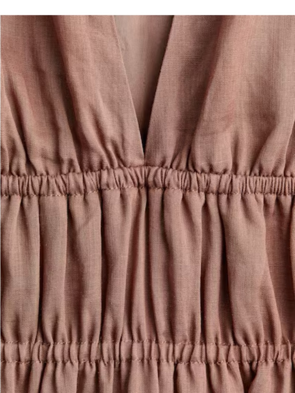 H&M Ramie V-Neck Maxi Dress - Picture 3 of 5
